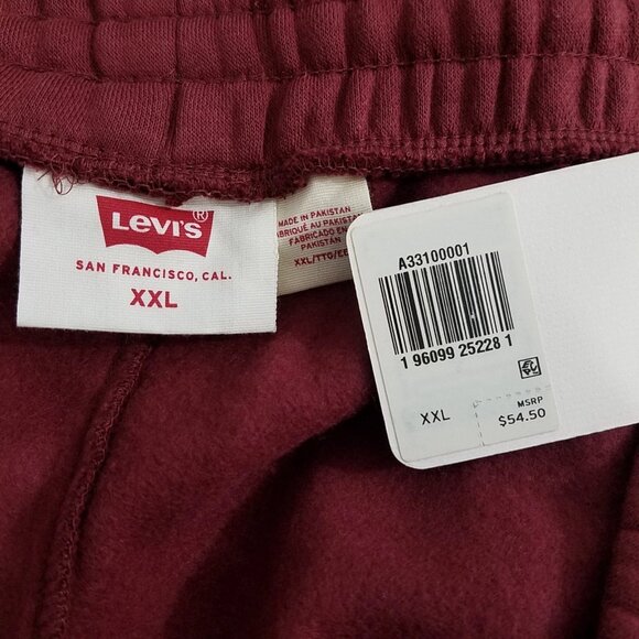 Levis University Fleece Jogger Sweatpants Mens Size XXL - Picture 4 of 8